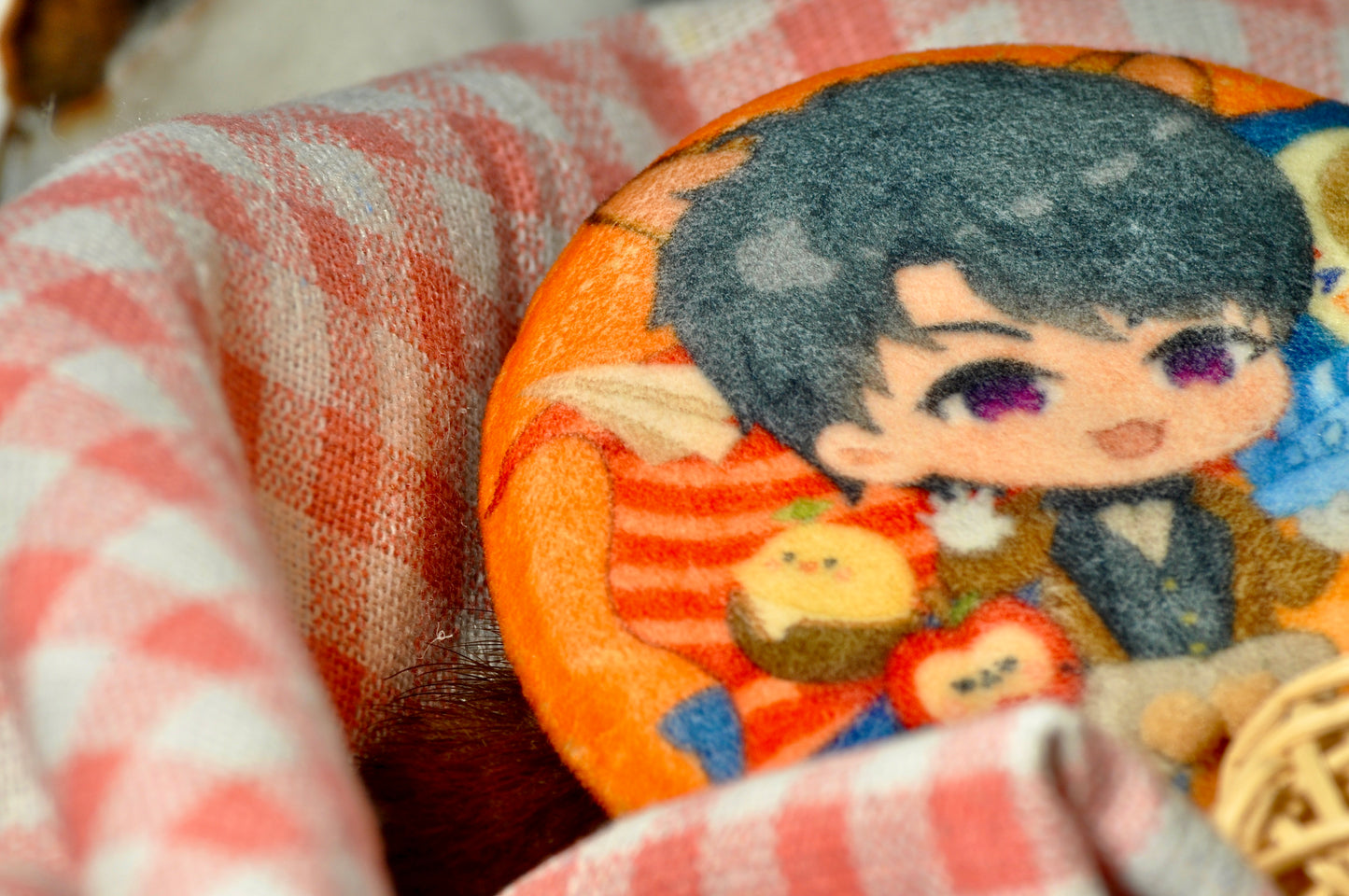 Cat Fluffy Badge - Love and Deepspace - NightCloud