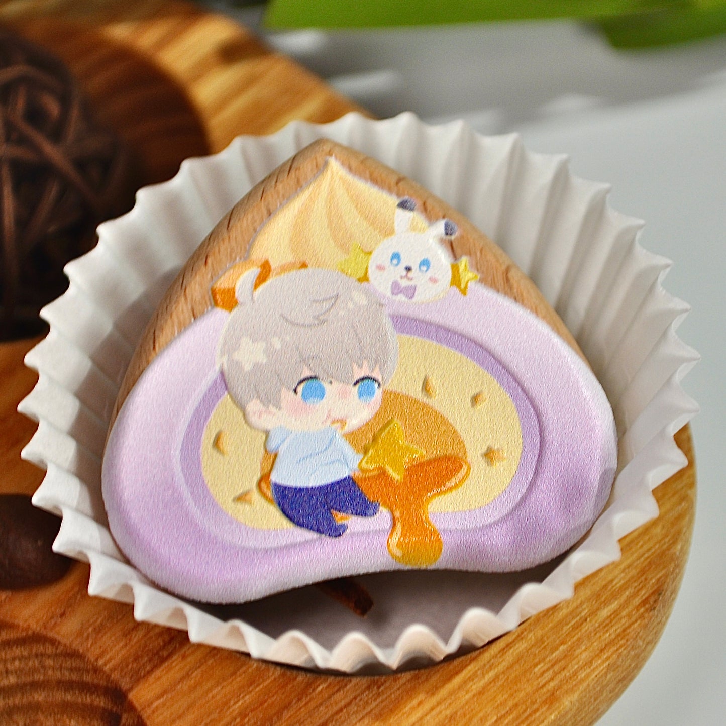 Wooden Badge - Love and Deepspace - NightCloud